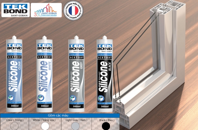 Các màu của keo silicon trên thị trường: Lựa chọn phù hợp cho từng nhu cầu