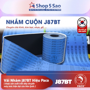 Nhám cuộn J87BT hiệu Paco chuyên chà kính, kim loại, nhựa, gỗ,...