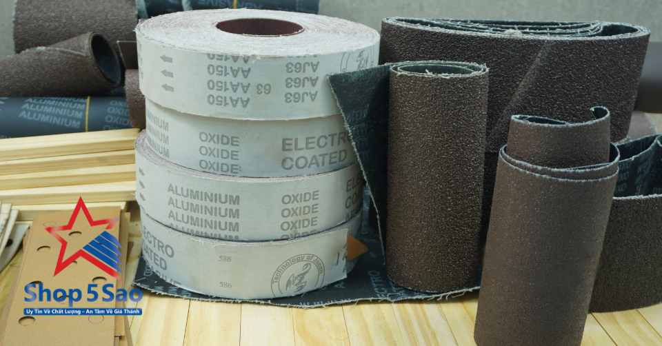 Các loại giấy nhám cuộn shop 5 sao