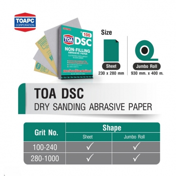 Giấy nhám tờ TOA DSC