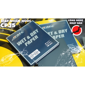 Giấy nhám nước RMC CP35 dùng trong cơ khí