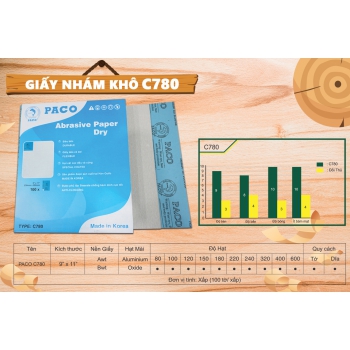Giấy nhám khô PACO C780