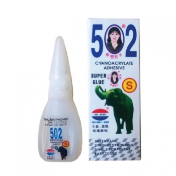 Keo dán con voi 502 S Thuận Phong (1 hộp = 50 lọ) 10g